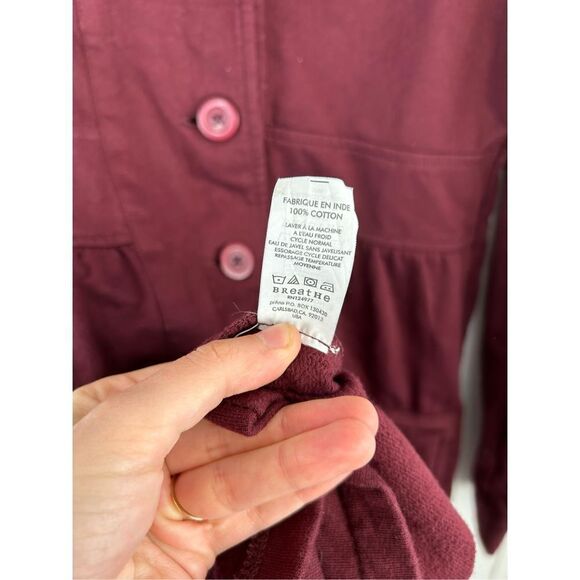 prAna Sylvie Jacket‎ Trench Coat in Port Size M - Picture 12 of 13